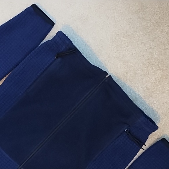 LL Bean Fleece Jacket Women's Size Medium Car Coat Medium Weight Navy Blue - Picture 3 of 8